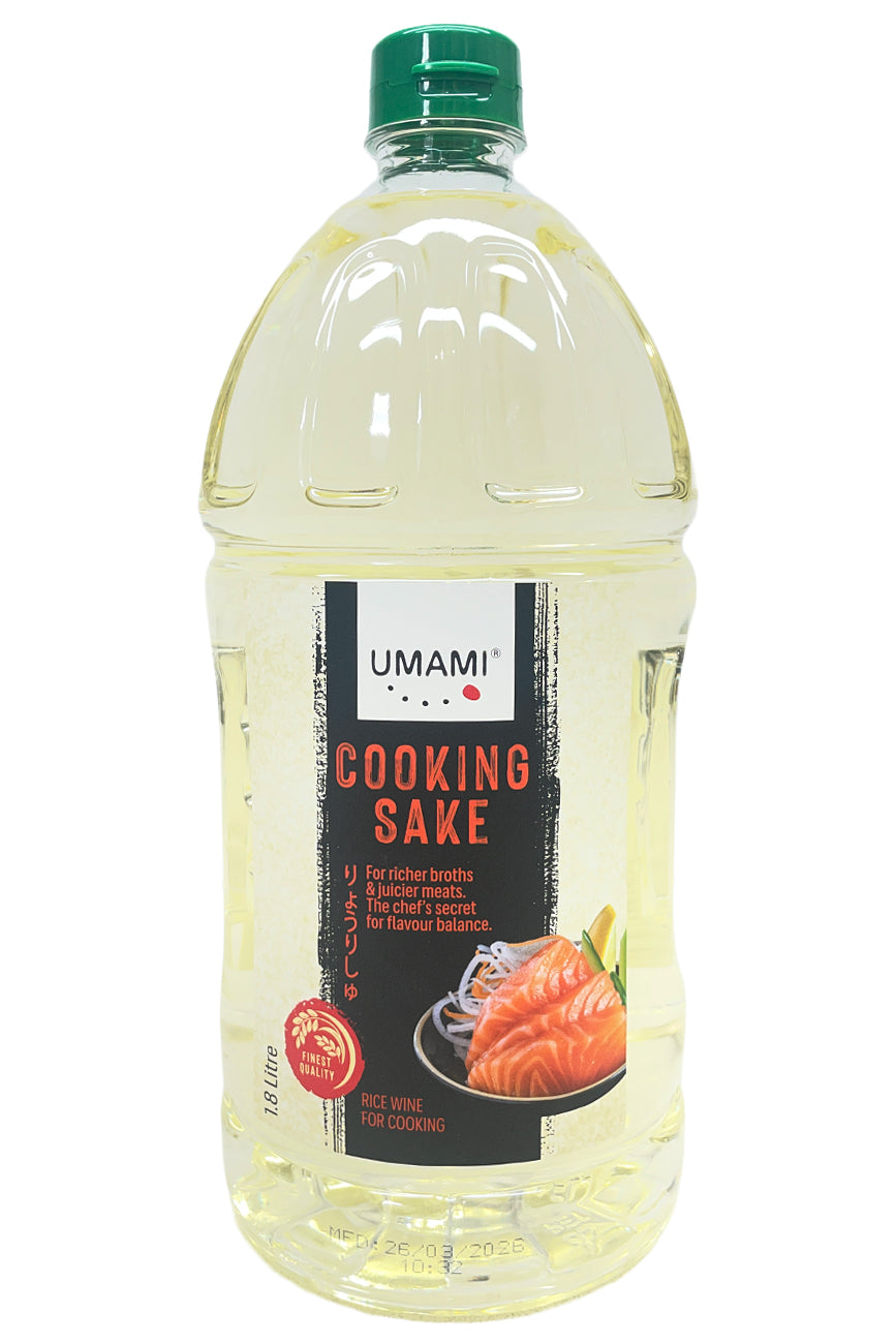 UMAMI Cooking Sake Ryorishu (Rice Wine for Cooking) 1.8L